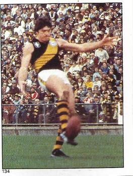 1984 Scanlens VFL Stickers #134 Brian Taylor Front